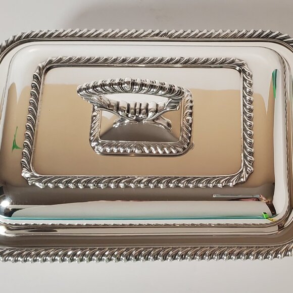 Birks Regency Silver Plated Serving Dish with Lid - Picture 8 of 11